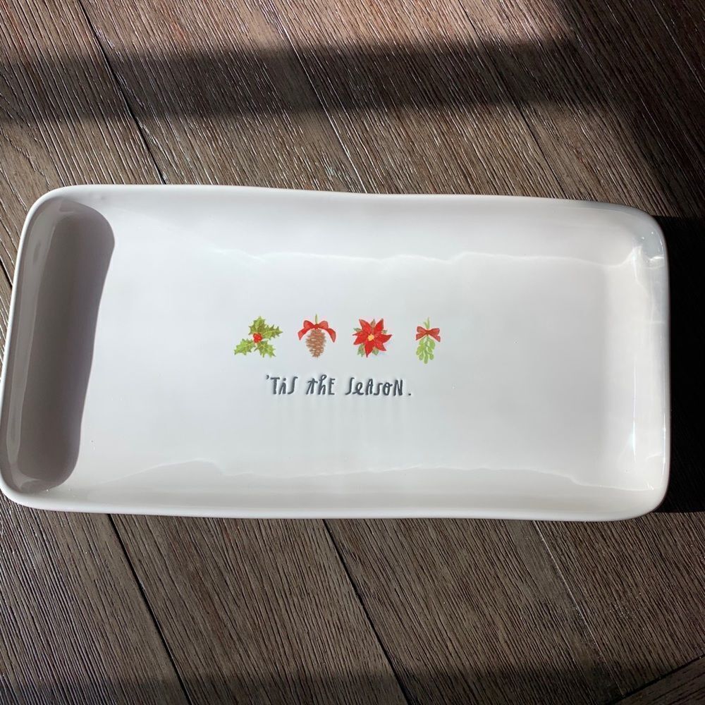 Rae Dunn ‘tis the season plant tray